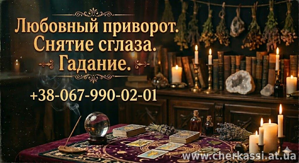 Гадание на Таро Днепр, приворот по фото, снятие порчи, обряды на любовь.