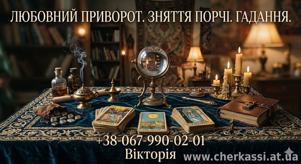 Допомога екстрасенса Івано-Франківськ. Ворожіння, любовна магія, зняття порчі та пристріту.